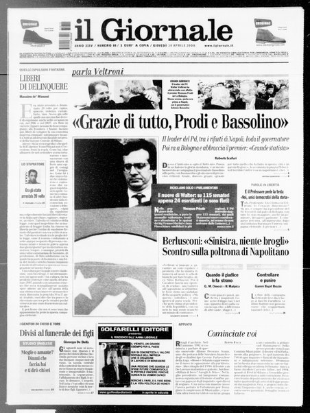 Il giornale : quotidiano del mattino